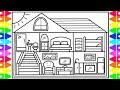 How to Draw a House for Kids 