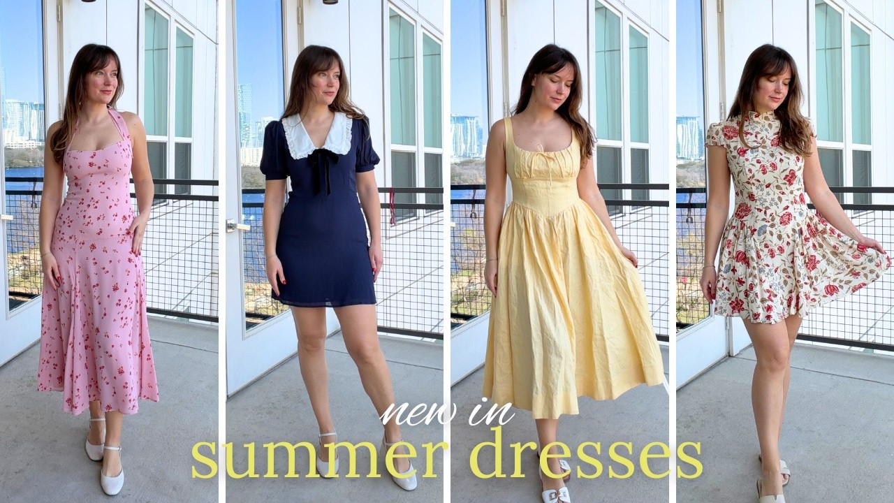 ruffle a-line midi dress in stripe poplin Kolin Striped Smocked Midi Dress Curve BLUE-WHITE / 1X by Sugarlips