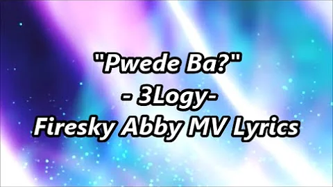"Pwede Ba?" - 3Logy [ Lyric Video]  (Pinocchio Theme Song on GMA 7)