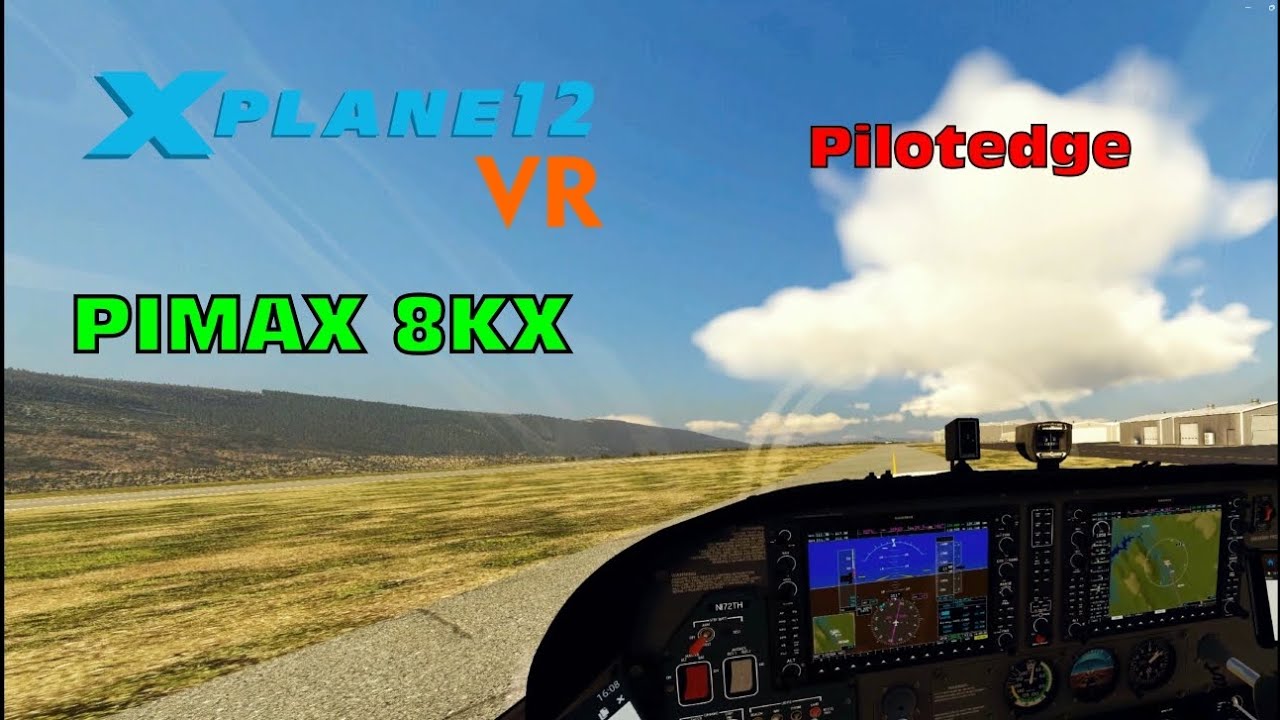 X-Plane 12 VR | Pilotedge Uncontrolled Airport Departure - YouTube