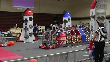 High school robotics competition