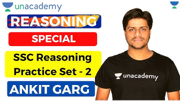 SSC Reasoning Practice Set - 2 | SSC CGL & CHSL 2020 | Unacademy SSC LIVE | Ankit Garg