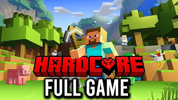 Minecraft Hardcore - FULL GAME Walkthrough - No commentary