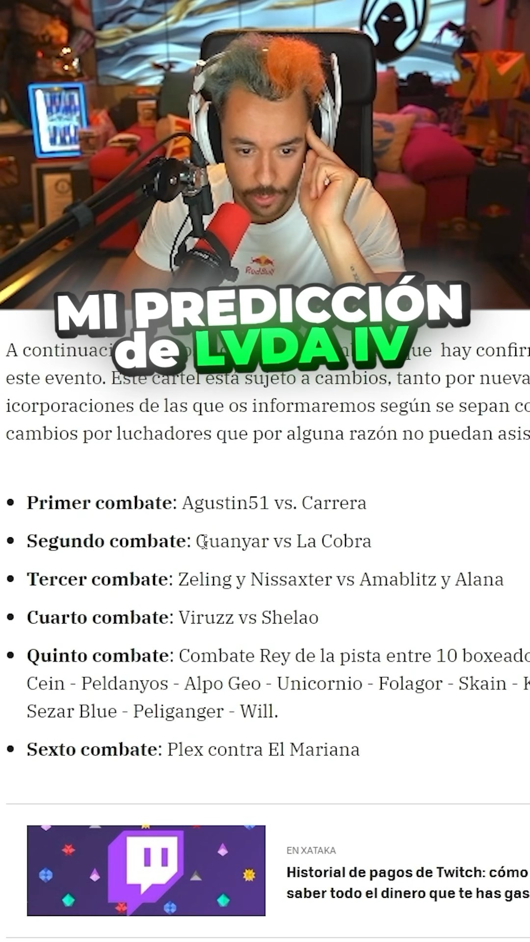 PREDICCIÓN LVDA IV