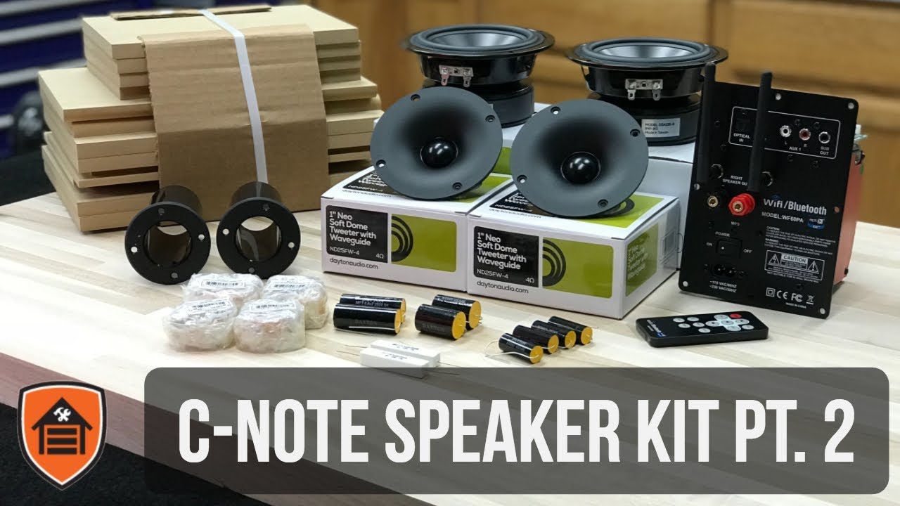 C Note Speaker Kit Build With Wifi Bluetooth Built In Part 2