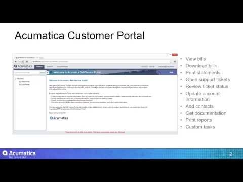 Customer Portal for ERP System