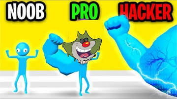 OGGY and JACK Gameplay in / the big Hit Android iOS NOOB PRO vs HACKER 😂
