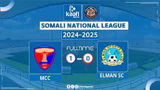 Warbixin Mcc Vs Elman Somali National League.