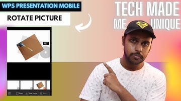 How to rotate picture in wps presentation mobile | rotate picture in wps presentation mobile