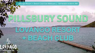 Lovango Resort + Beach Club live Webcam from the US Virgin Islands just off St. John