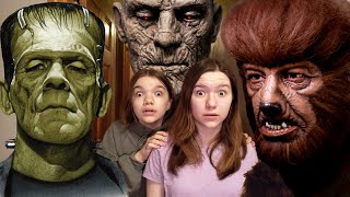 MOVIE MONSTERS INVADE OUR HOUSE!
