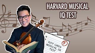 Violinist takes on Harvard Music IQ Test