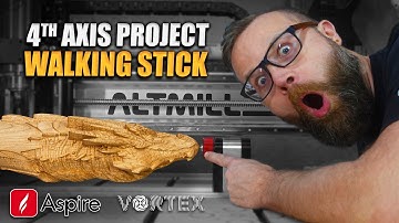 4th Axis Dragon Walking Stick In Aspire