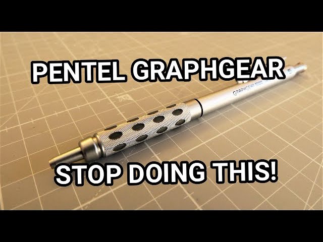 Pentel GRAPHGEAR 1000 Mechanical Drafting Pencil – Original Kawaii Pen