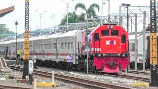 Download Lagu ADA APA INI ASISTEN MASINIS SAMPAI LARI LARIAN TERBURU BURU‼️MOMEN KA BRATAS DITARIK LOKO MERAH MP3