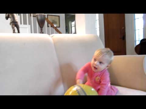 Tate Bouncing ball off Audrey's face