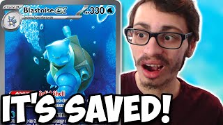 This One Card Might Have Just Saved Blastoise ex... One Hit KO Very Easily Now! PTCGL