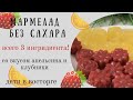 Қантсыз мармелад! Мармелад без САХАРА! Всего 3 ингредиента! ДЕТИ В восторге! marmalade without sugar