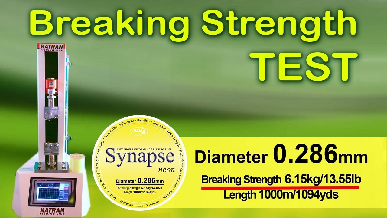 Katran Synapse Neon 0,286mm Breaking Strength TEST 