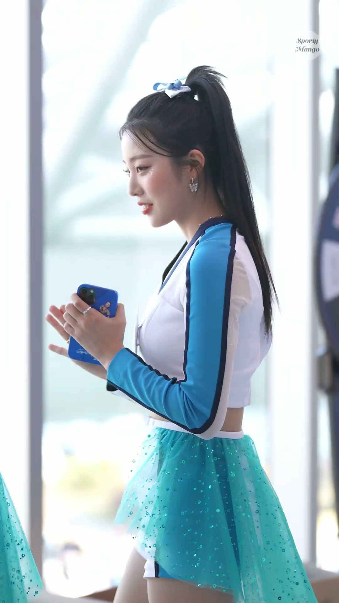 개문 행사 끝나서 좋은 유세빈(Yu Se-Bin) 치어리더