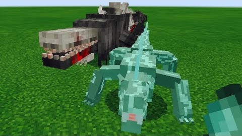 SCP-682 Vs. SCP-682-JS in Minecraft PE