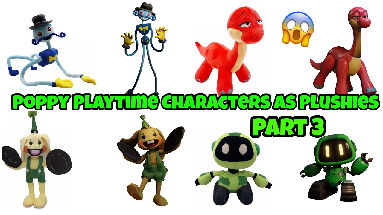Имена поппи плей тайм. Поппиплейтайм 3 персонажи. Персонажи Поппи Плэйтайм 3. Poppy Play time 3 персонажи. Персонажи из игры Poppy Playtime.