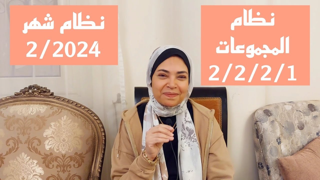 نظام شهر 2/2024 لنزول الوزن👍نظام المجموعات 2/2/2/1‼️تحدي نزول الوزن بطريقه صحيه وهناكل الي نفسنا فيه