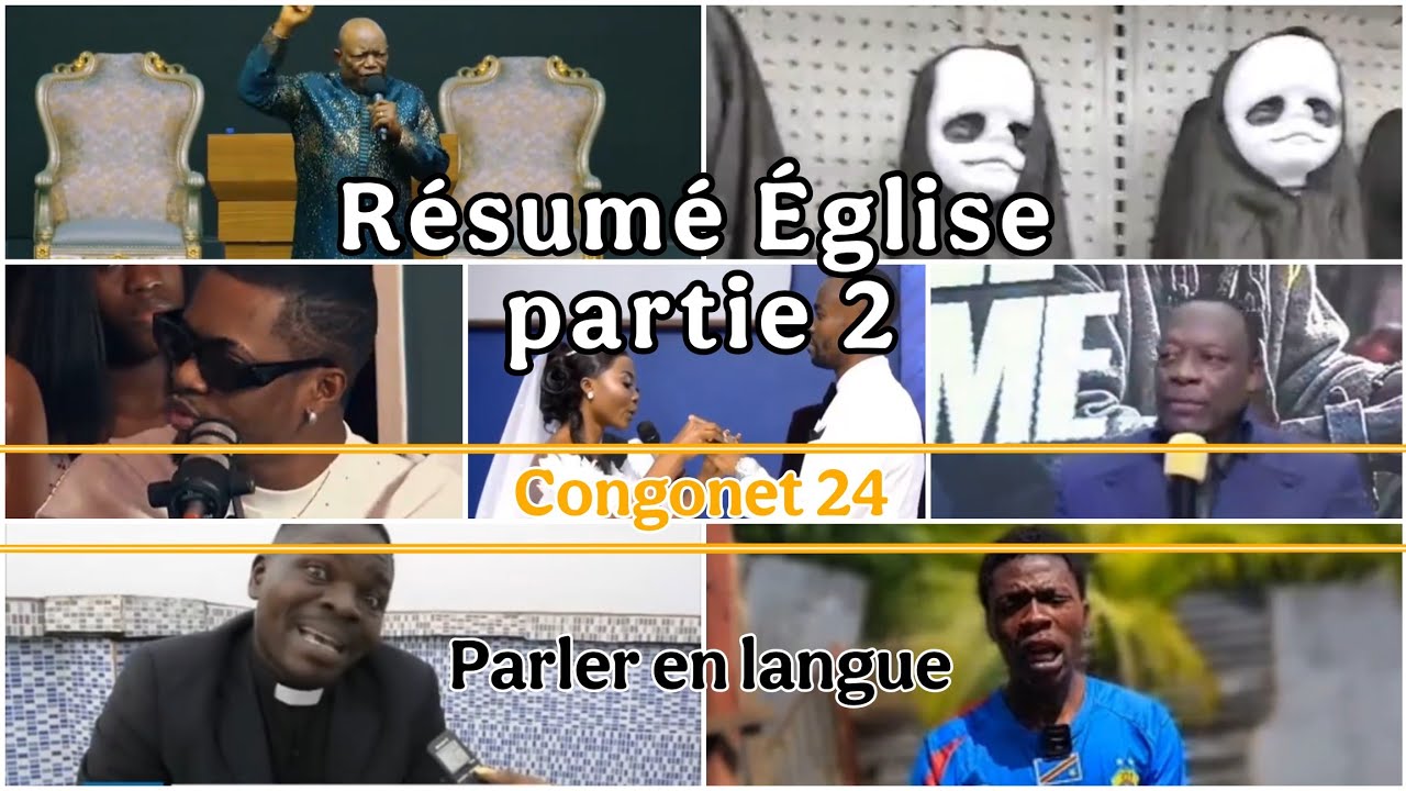 😭🇨🇩 Résumé Église Partie 2 : Parler en langue 😭 #église eye na makambu ebele na #congo #rire#collage