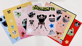 💕Making Zoonomaly StickerBook💕 #zoonomaly #paperplay #sticker