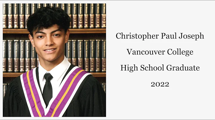 Christopher Joseph Graduation Video 2022