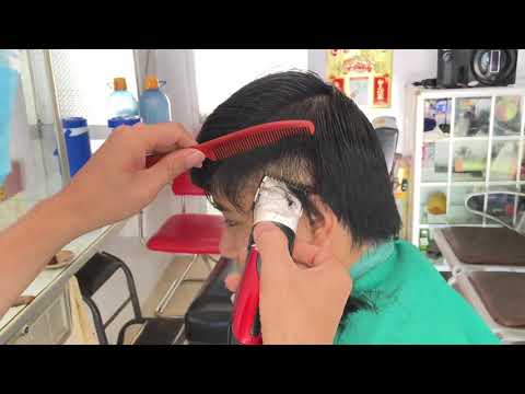 CHIA SẺ,CẮT BẰNG CỮ, Tóc Ngắn Đơn Giản, Cho Học Sinh | Men’s Short Haircut Style.