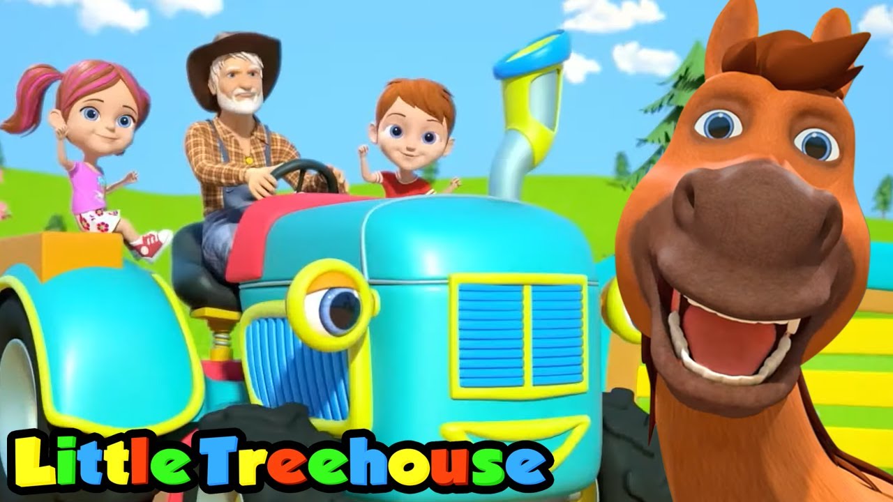 ⁣Alte MacDonald hatte eine Farm | Kinderreime | Little Treehouse Deutschland | Musik für kinder