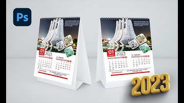 How to design a Calendar (2023) Adobe Photoshop