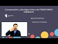 Clase 1 - CURSO: TRASTORNO OBSESIVO. Bienvenida y presentación del curso