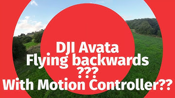 DJI Avata Flying backwards with motion controller?