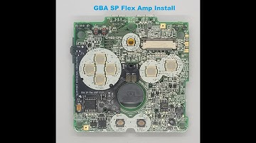 Installing the new GBA SP Flex Amp in an AGS-001