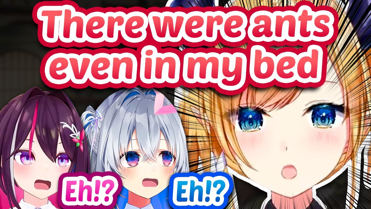 Choco's Apartment Was Massively Infested With Ants ft. Kanata & AZKi 【ENG Sub Hololive】