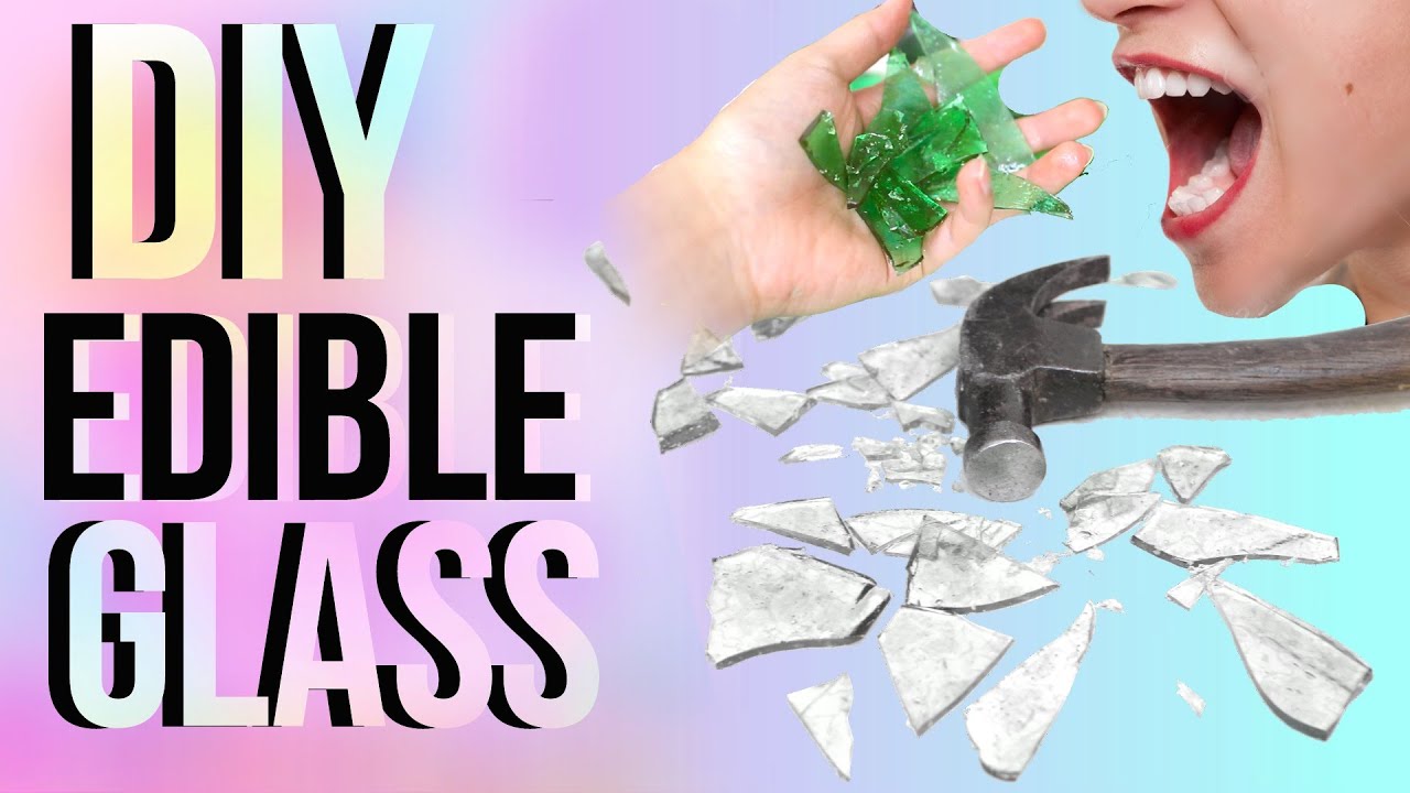 DIY EDIBLE GLASS!! JENerationDIY YouTube