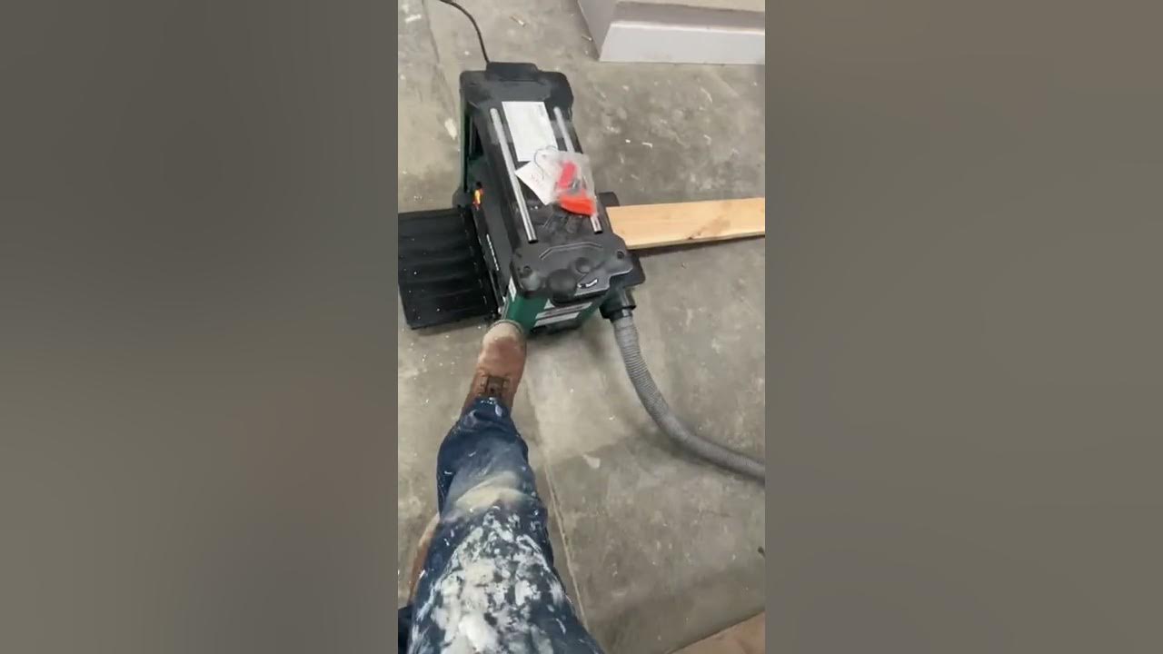 Grizzly G0940 planer review and short instructional planer 