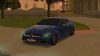 Mercedes C63S #реки #blackrussia #drift #blue #рекомендации #хасан #mercedesc63amg #хочуврек