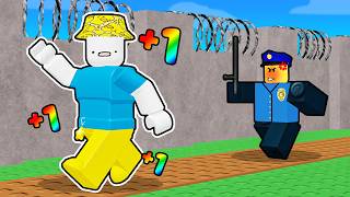 every second +1 SPEED to ESCAPE Roblox prison...