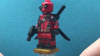 Deadpool custom minifigure showcase