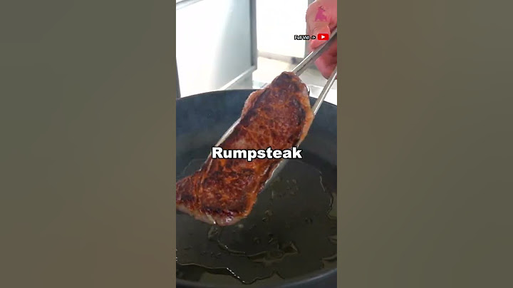 RUMPSTEAK ganz einfach und lecker in der PFANNE