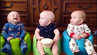 Compilation mignon de bébés de Triplet