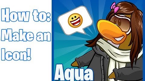Club Penguin Graphics - How to make an icon!