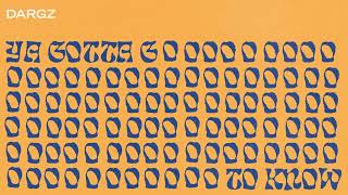 Bluewerks, DARGZ - No Bad Vibes Ft. Marisa Dargahi & Joe Webb