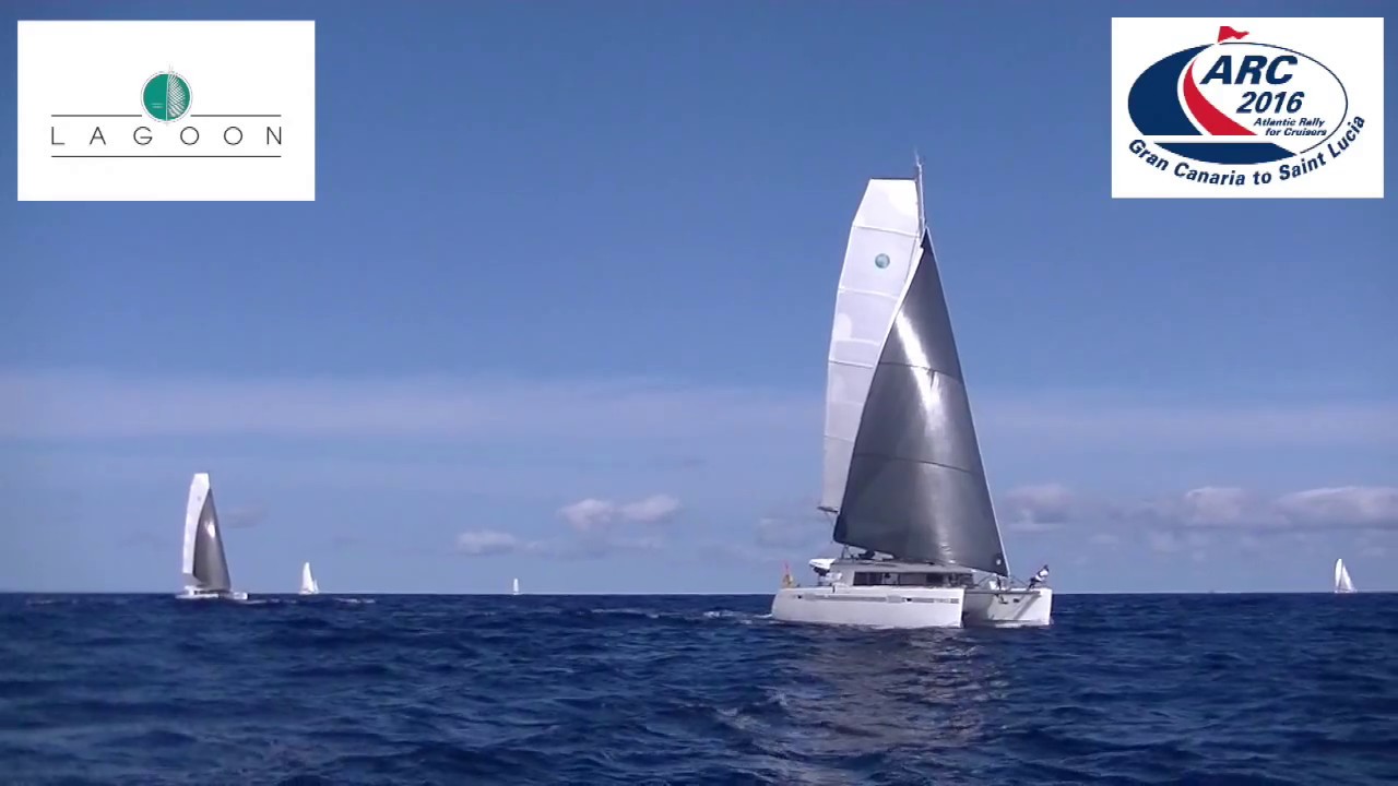 LAGOON450 AT THE ARC START - Naos Yachts Inc.