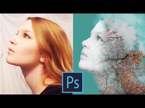 Adobe Photoshop - How to create double exposure effect