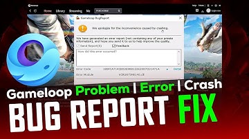 How to Fix PUBG Mobile Crashes & Freezing! Gameloop Bug Report Error 2023 | TLF Gaming