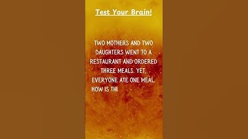 Think Fast! Can You Solve This Riddle? 💡 | #Shorts